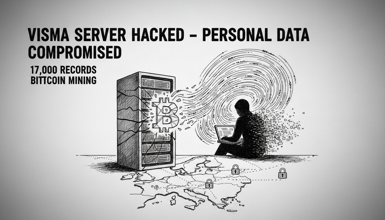 Visma Server Hacked for Bitcoin Mining Contained Personal Data