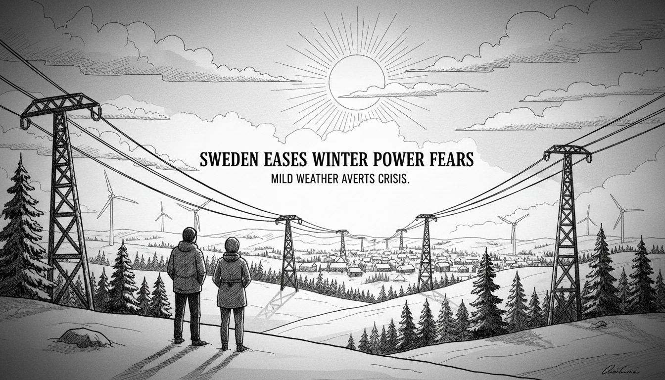Sweden Eases Winter Power Fears: Mild Weather Averts Crisis
