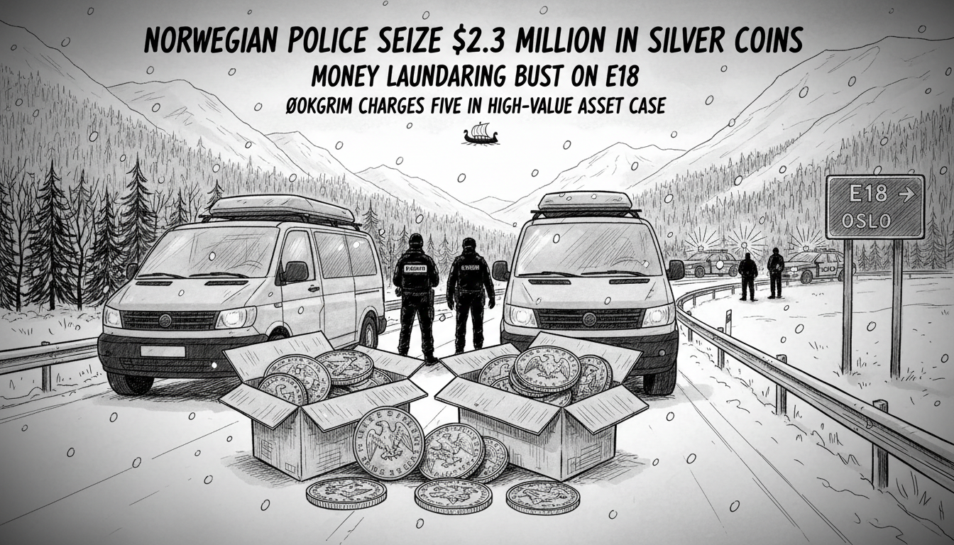 Norwegian Police Seize $2.3 Million in Silver Coins in Money Laundering Case