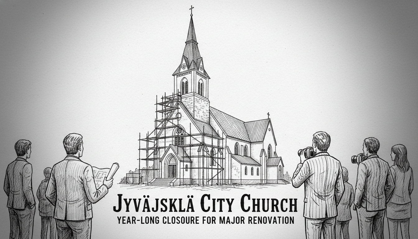 Jyväskylä City Church Faces Year-Long Closure for Major Renovation