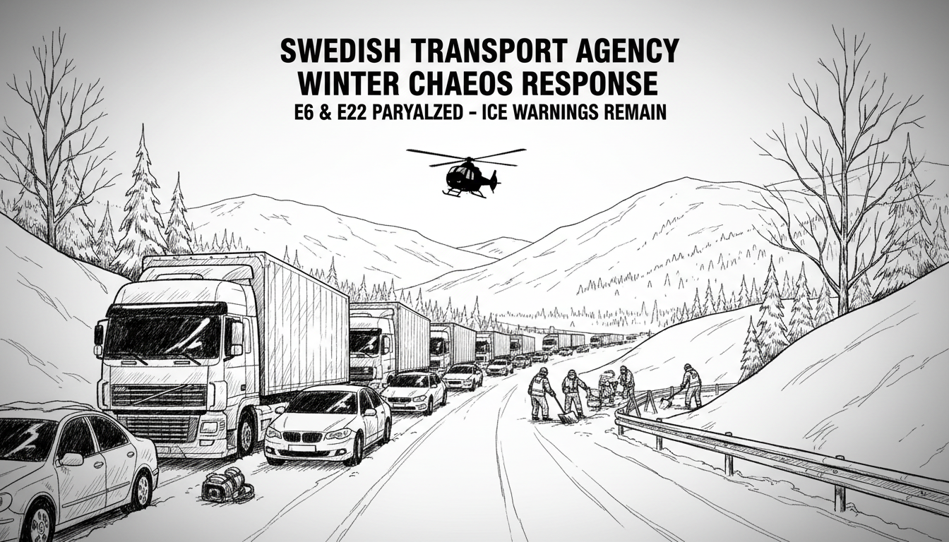 Swedish Transport Agency Deploys All Resources After Winter Chaos