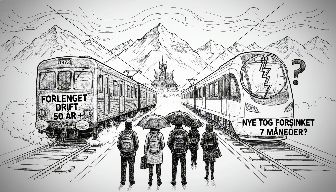 New Norwegian Trains Delayed, Aging Fleet Gets Life Extension