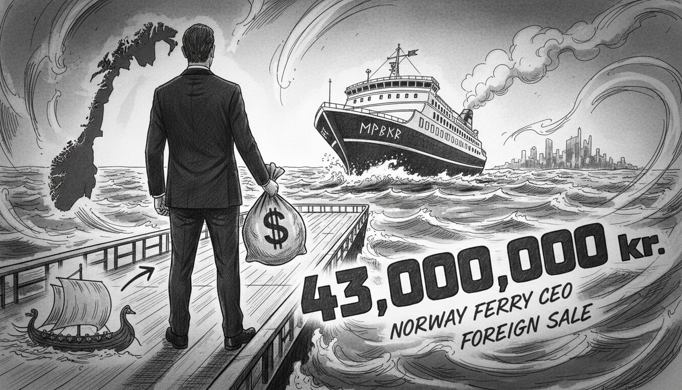 Norway Ferry CEO Nets 43M Bonus After Foreign Sale