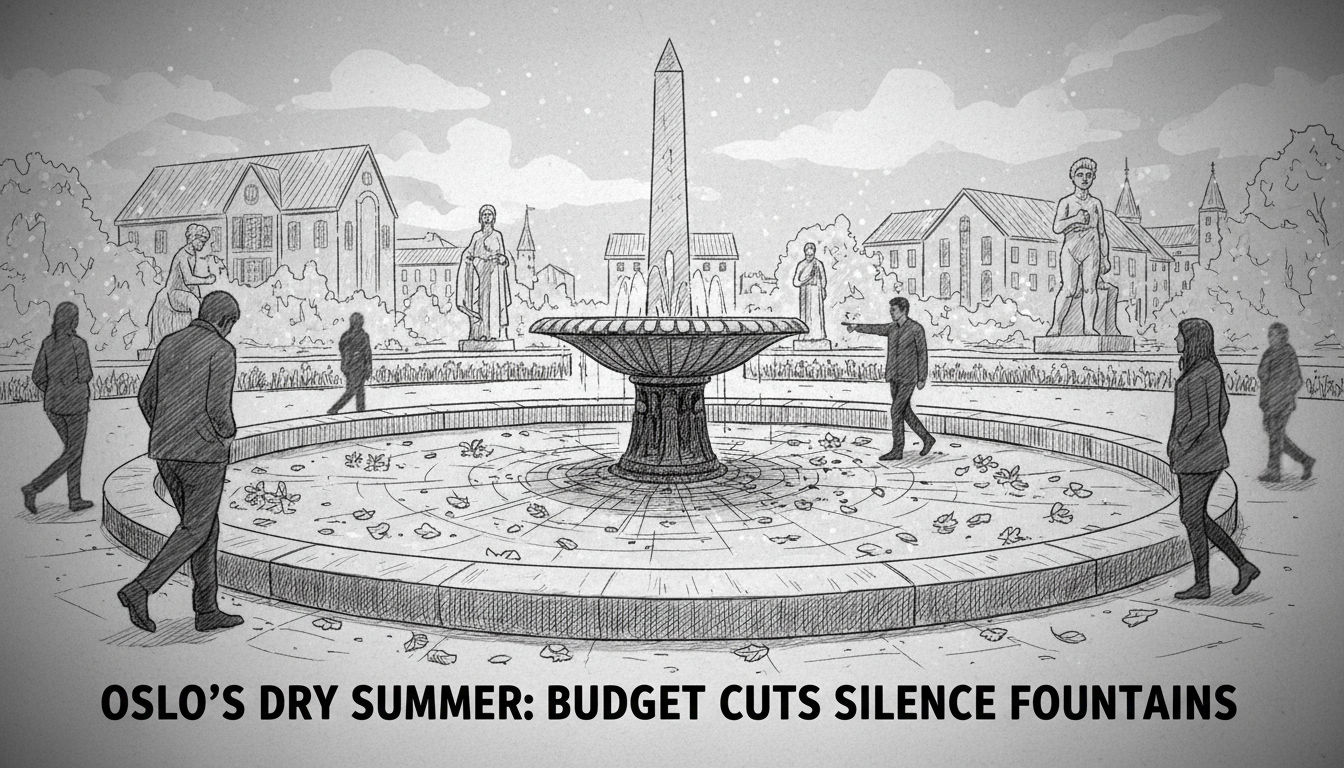 Oslo to shut down fountains amid budget cuts