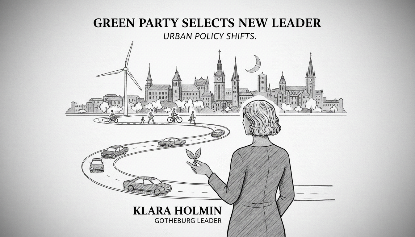 Green Party Selects New Gothenburg Leader Amid Urban Policy Shifts