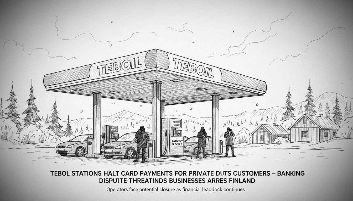 Teboil Stations Stop Accepting Private Customer Payment Cards