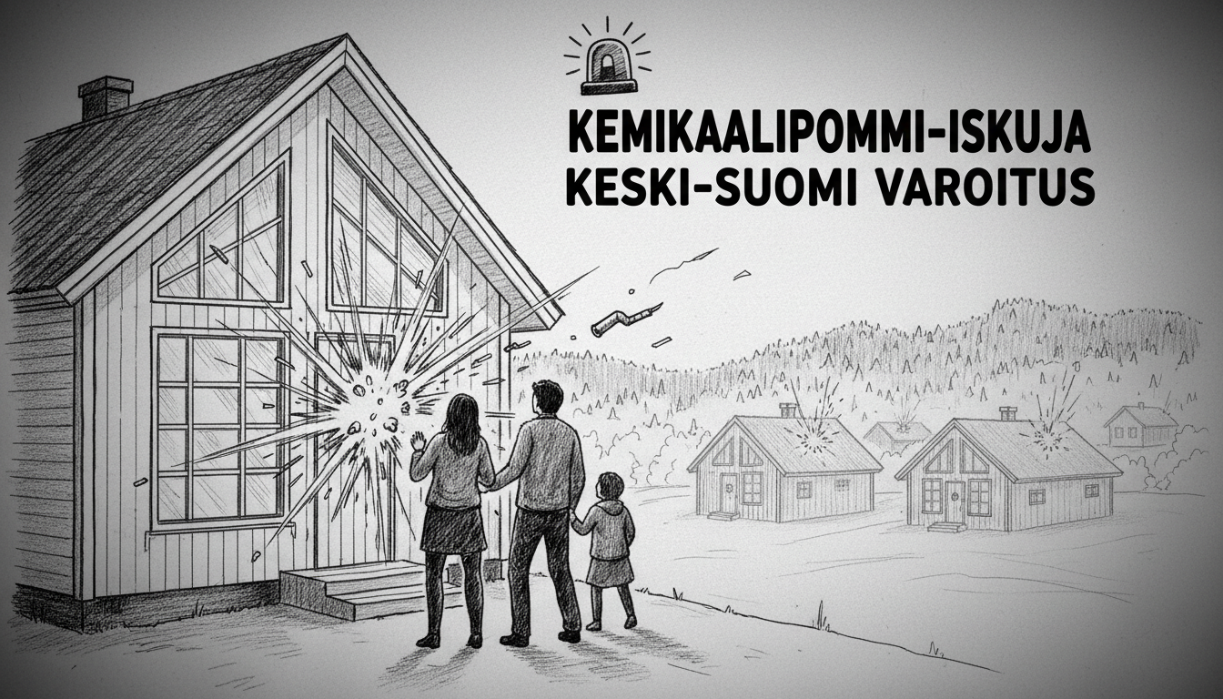 Chemical Pipe Bomb Incidents Prompt Police Warning in Central Finland