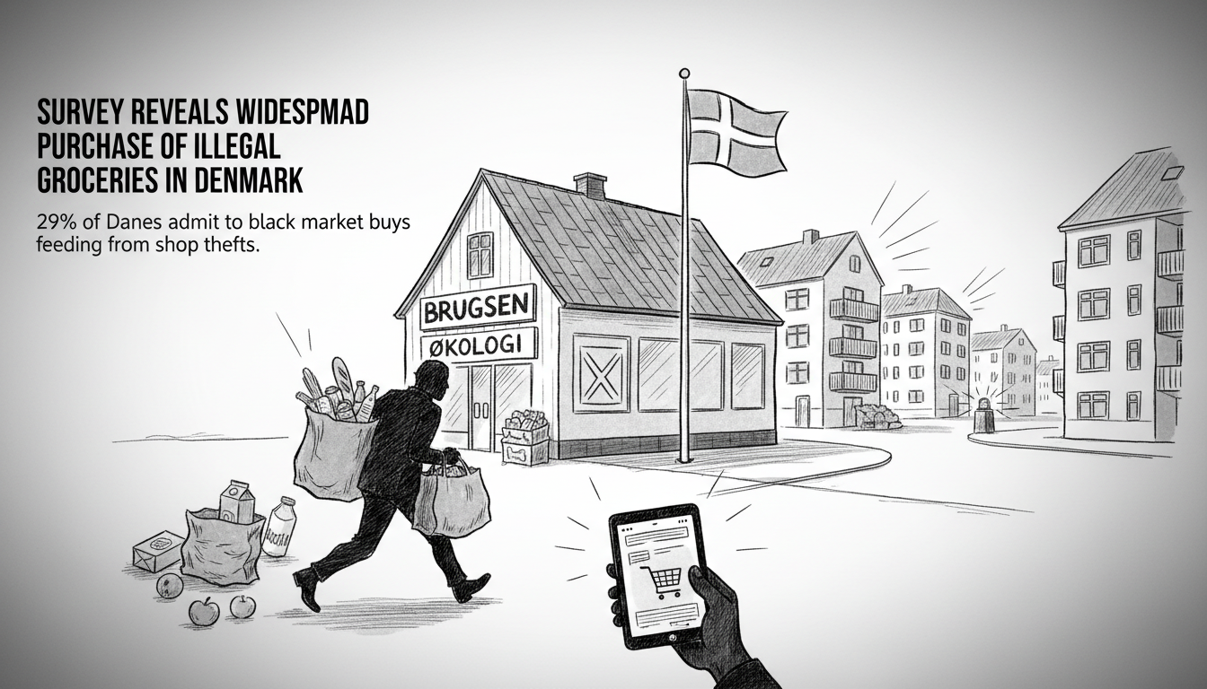 Survey Reveals Widespread Purchase of Illegal Groceries in Denmark