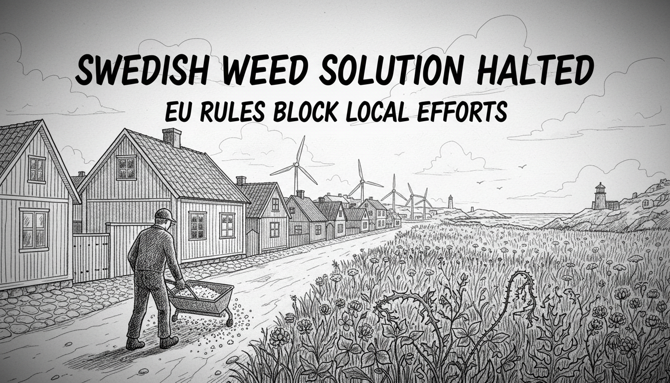 Swedish Town's Unconventional Weed Solution Stopped by EU Rules