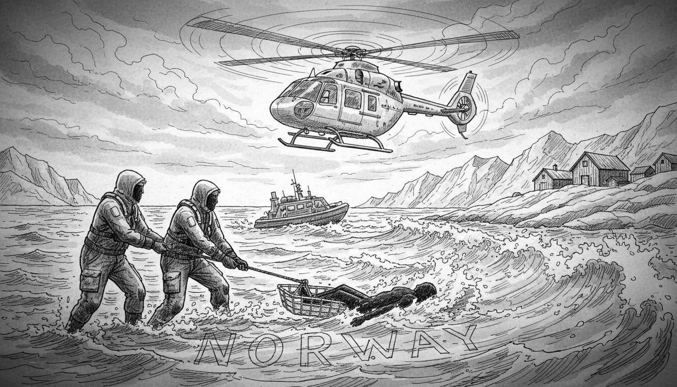 Norway Sea Rescue: 1 Person Pulled from Kristiansund Waters