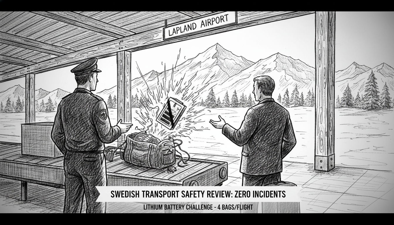 Airport Battery Incident Sparks Swedish Transport Safety Review