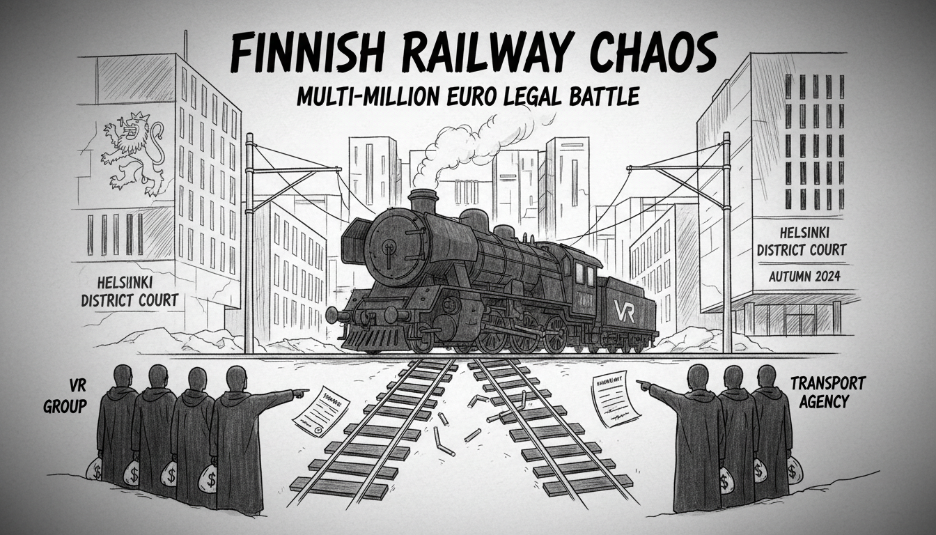 Finnish Railway Chaos Sparks Multi-Million Euro Legal Battle