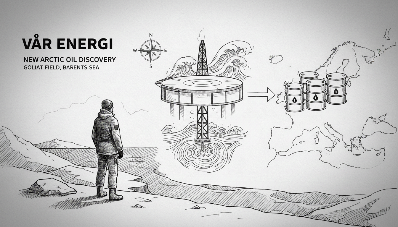 Vår Energi Discovers New Oil Near Goliat Field in Barents Sea