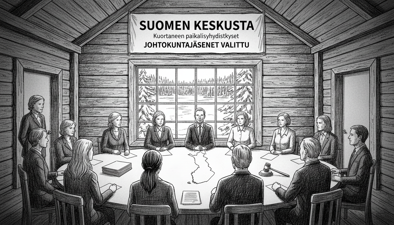 Finnish Centre Party Local Associations Select Leadership Positions