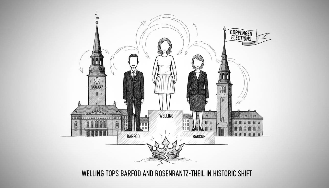 Welling Tops Barfod and Rosenkrantz-Theil in Copenhagen Elections