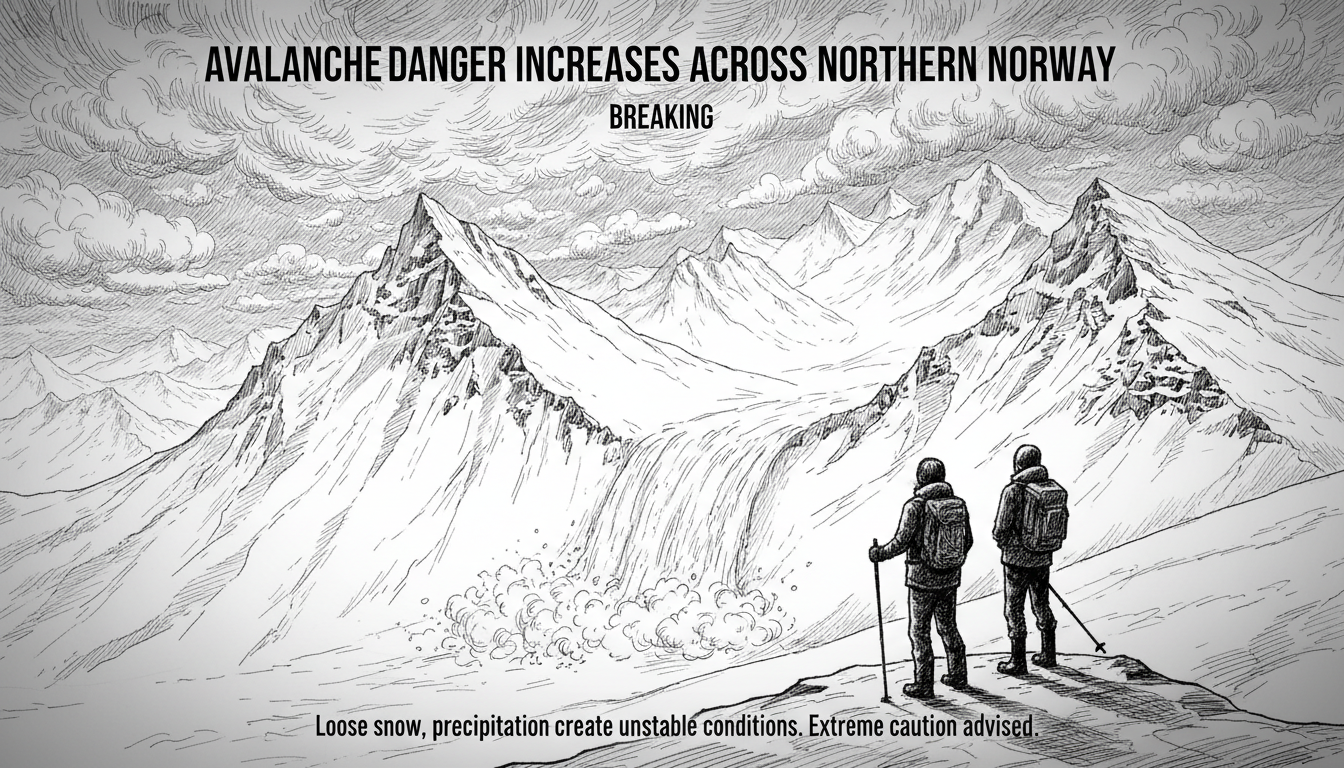 Avalanche Danger Increases Across Northern Norway