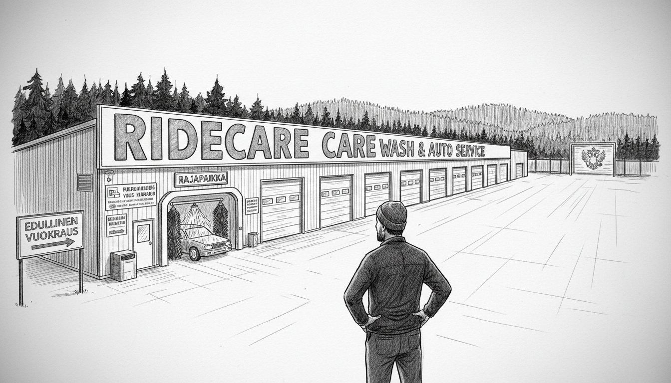 Affordable Rent Attracts Entrepreneur to Open Car Wash in Imatra Border Area