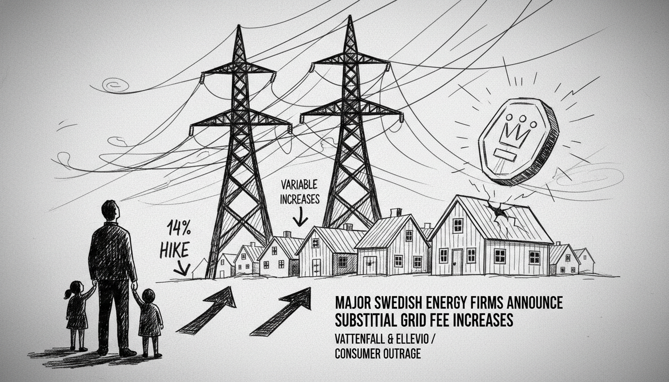 Major Swedish Energy Firms Announce Substantial Grid Fee Increases