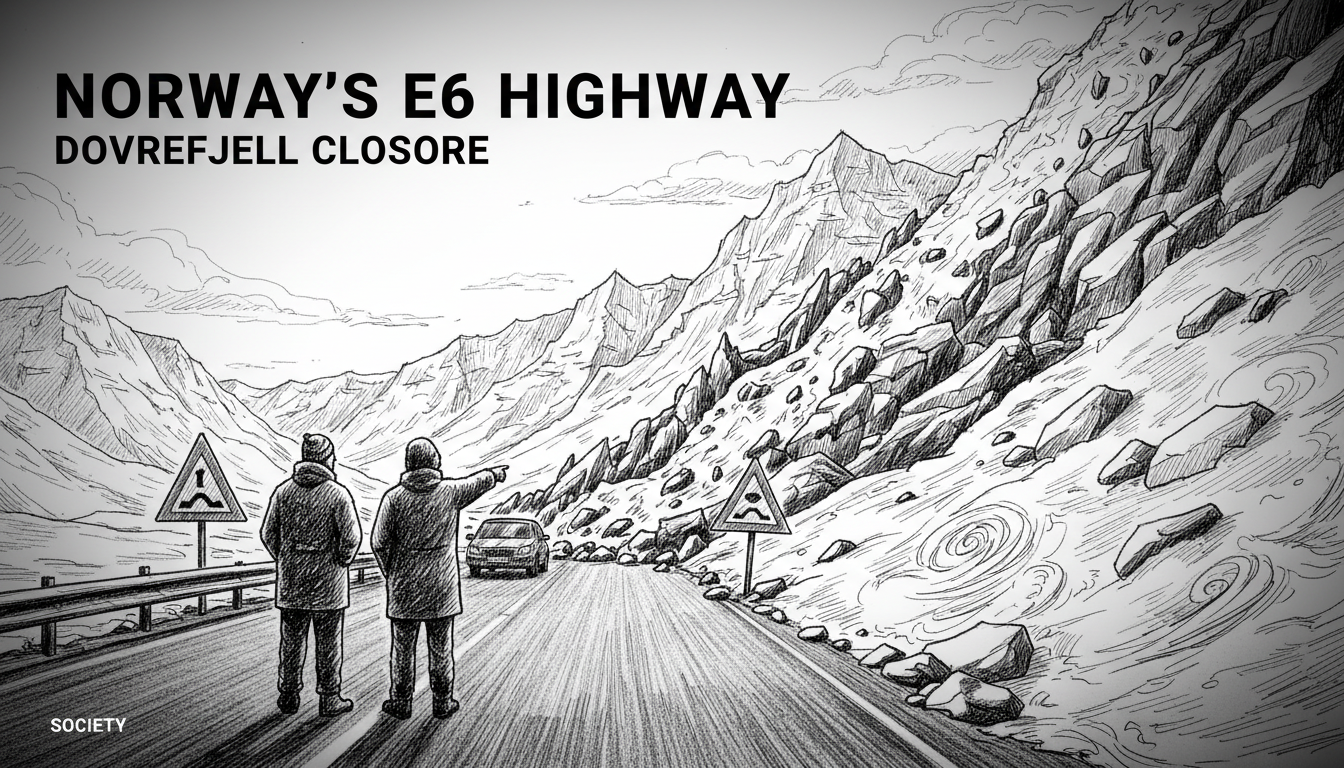 Norway's E6 Highway Faces Sudden Dovrefjell Closure
