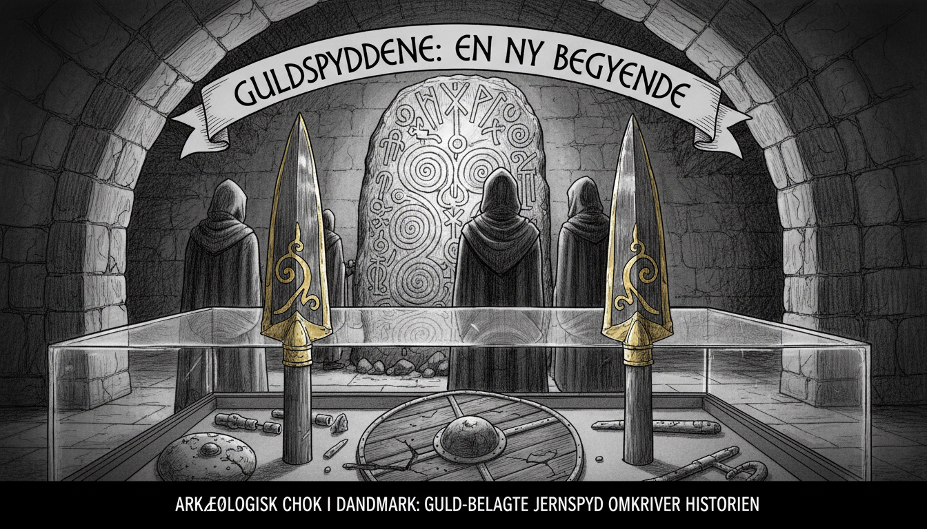 Archaeological Shock in Denmark as Gold-Plated Iron Spears Rewrite History