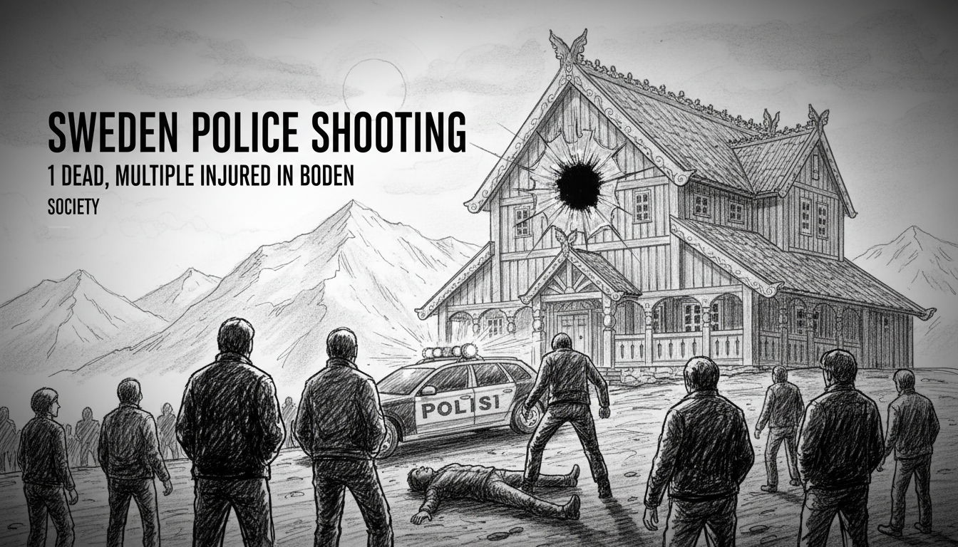 Sweden Police Shooting: 1 Dead, Multiple Injured in Boden