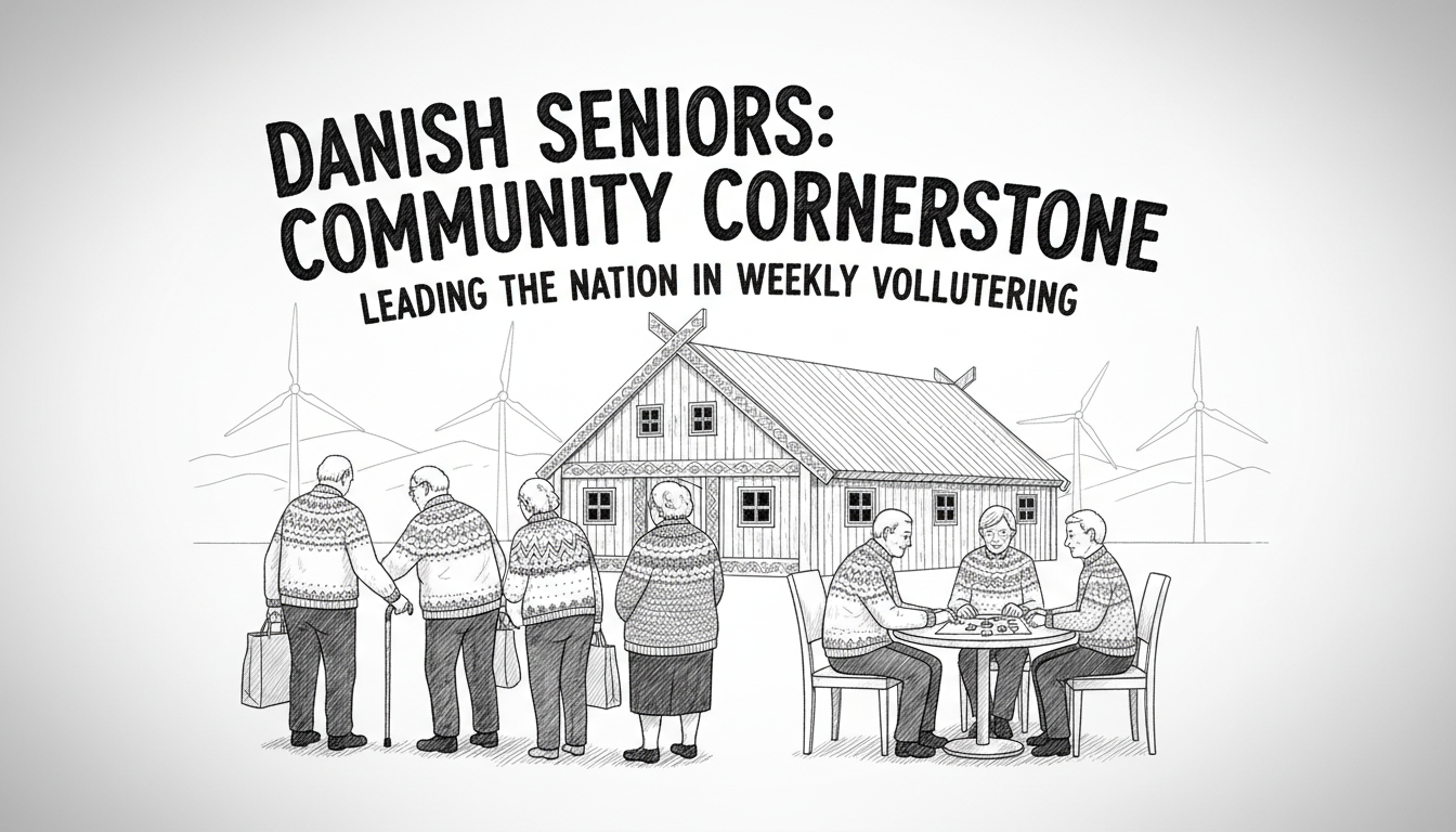 Danish Seniors Lead Nation in Weekly Volunteer Work