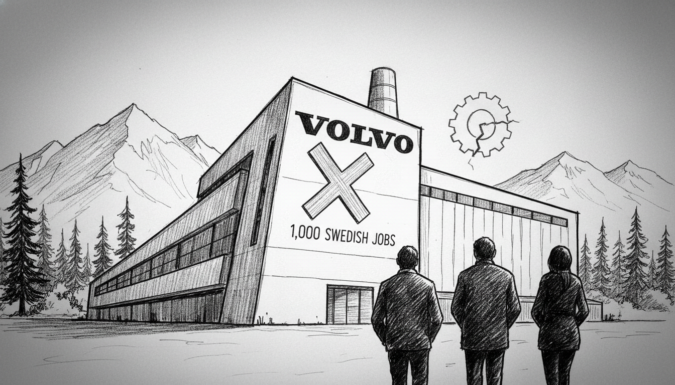 Volvo Cars Cuts 1,000 Swedish Jobs in Cost-Cutting Drive