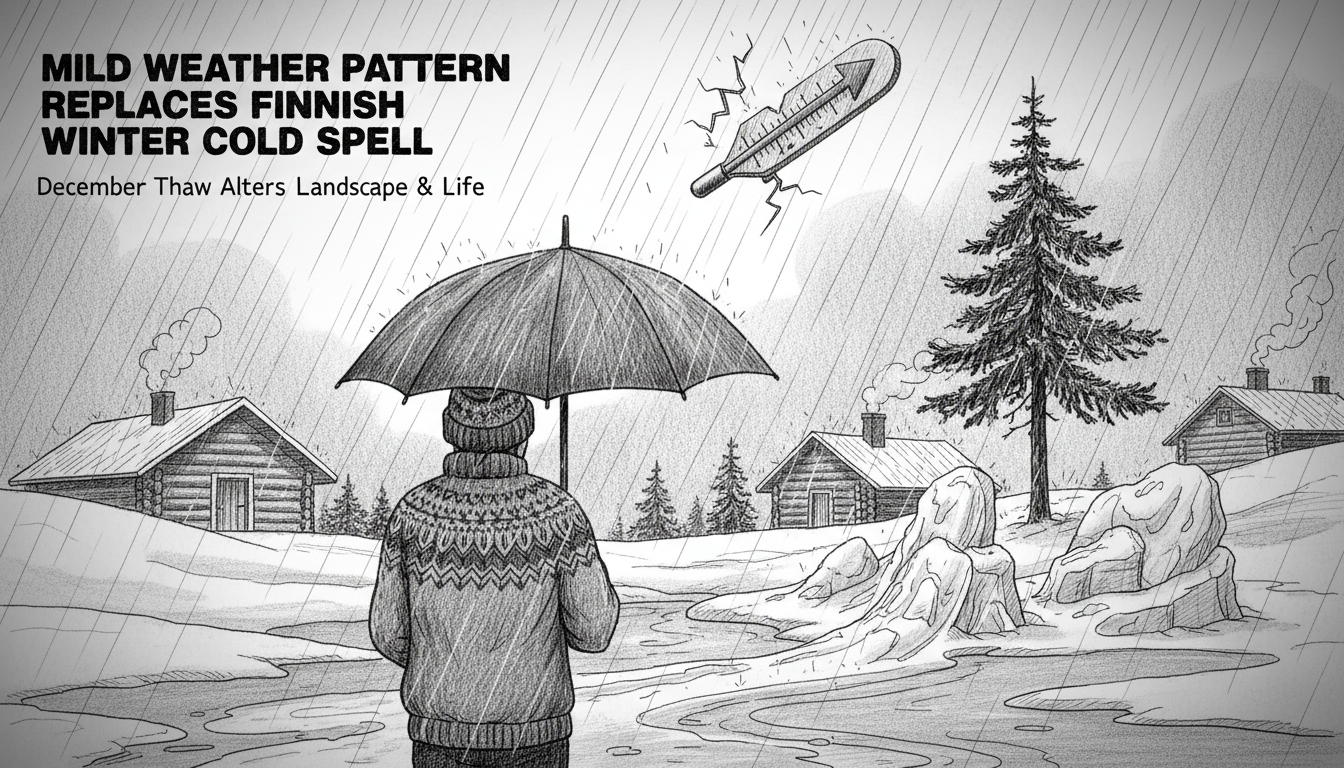 Mild Weather Pattern Replaces Finnish Winter Cold Spell