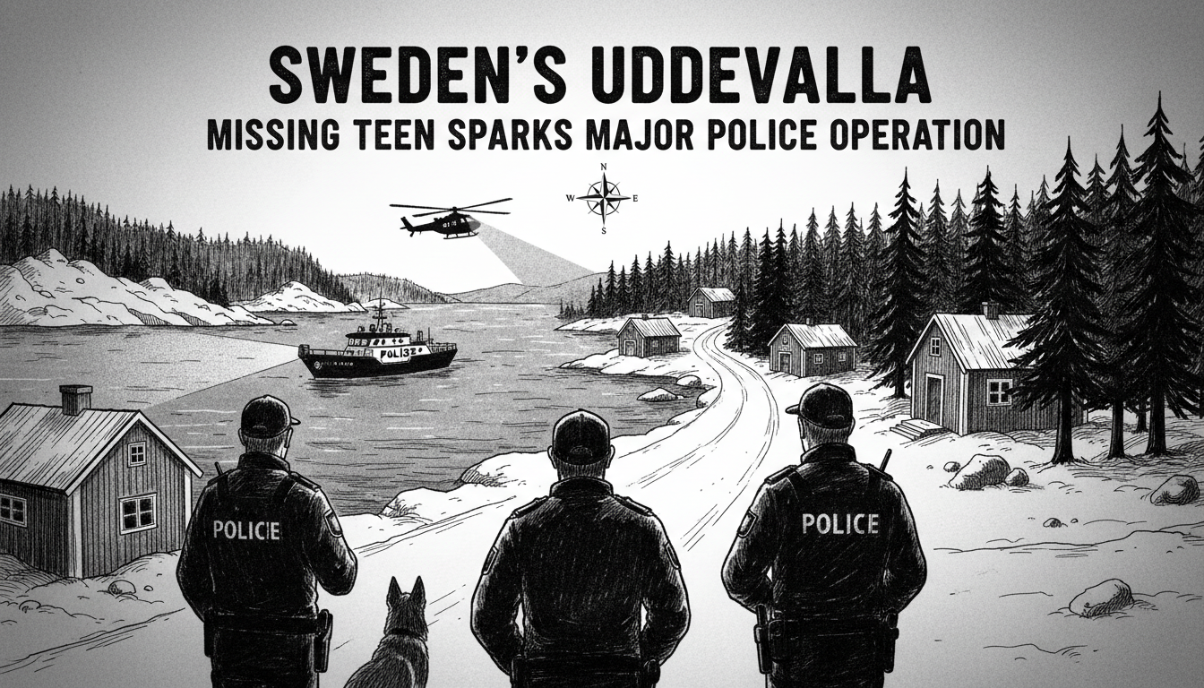 Sweden's Uddevalla Search: Missing Teen Sparks Major Police Operation