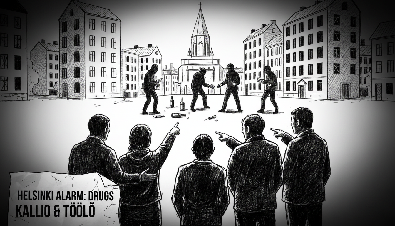 Helsinki Residents Sound Alarm Over Drug-Related Crime Surge