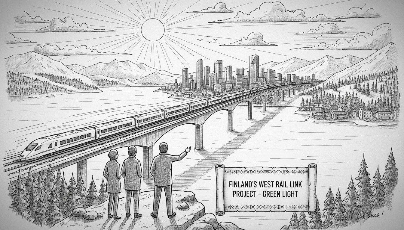 Finland's West Rail Link Project Gets Green Light With New Agreement