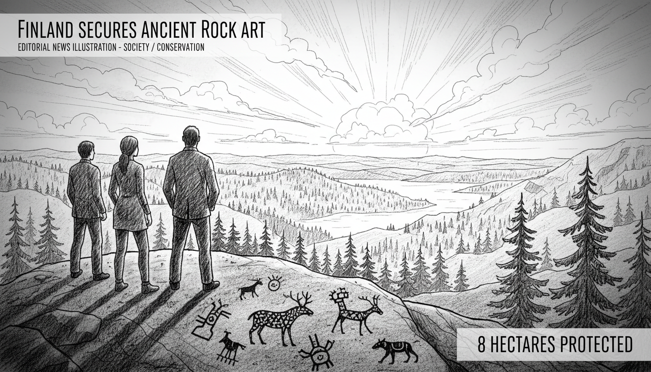 Finland Secures 8 Hectares for Ancient Rock Art Protection