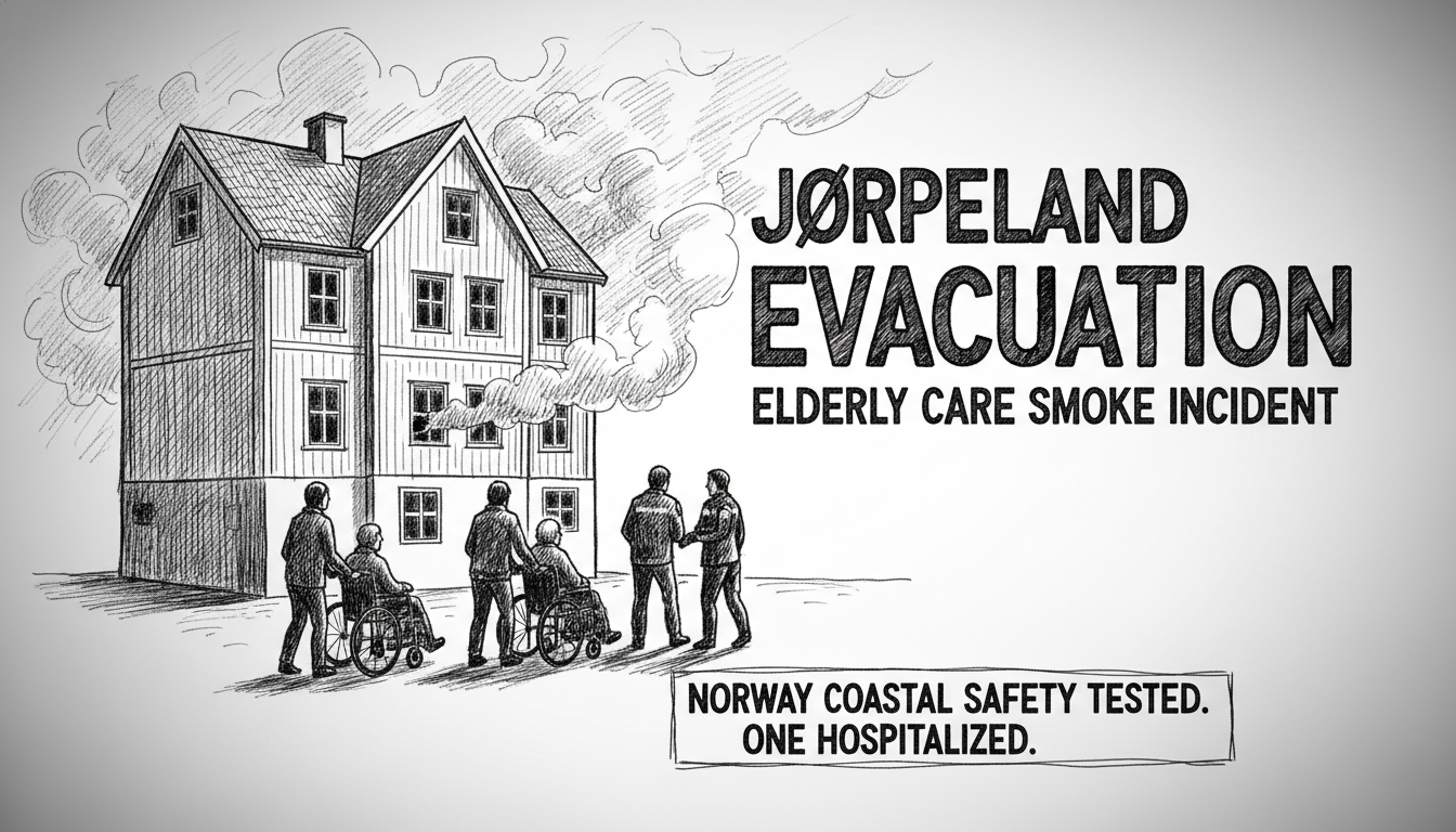 Smoke Incident at Jørpeland Elderly Care Center Prompts Evacuation