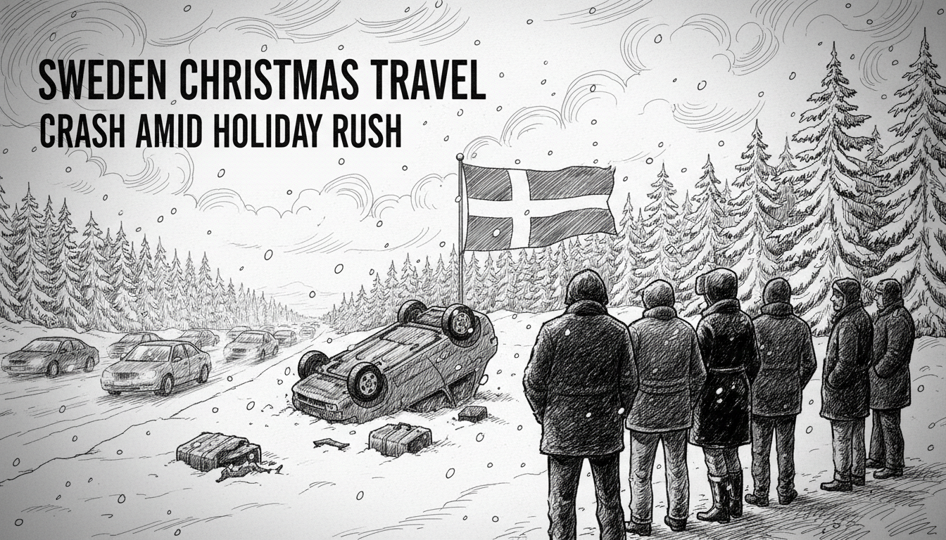 Sweden Christmas Travel: Crash Amid Holiday Rush