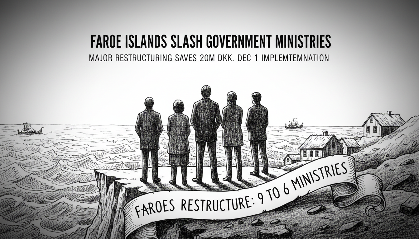 Faroe Islands Slash Government Ministries in Major Restructuring