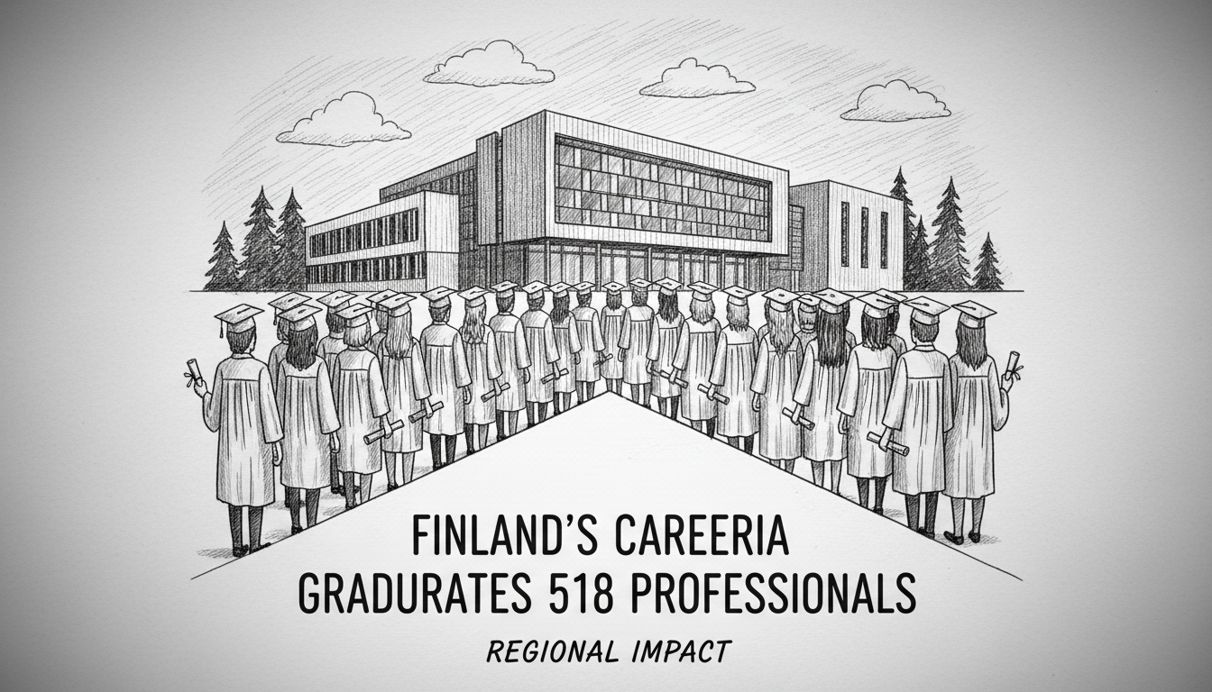 Finland's Careeria Graduates 518 Professionals: Regional Impact