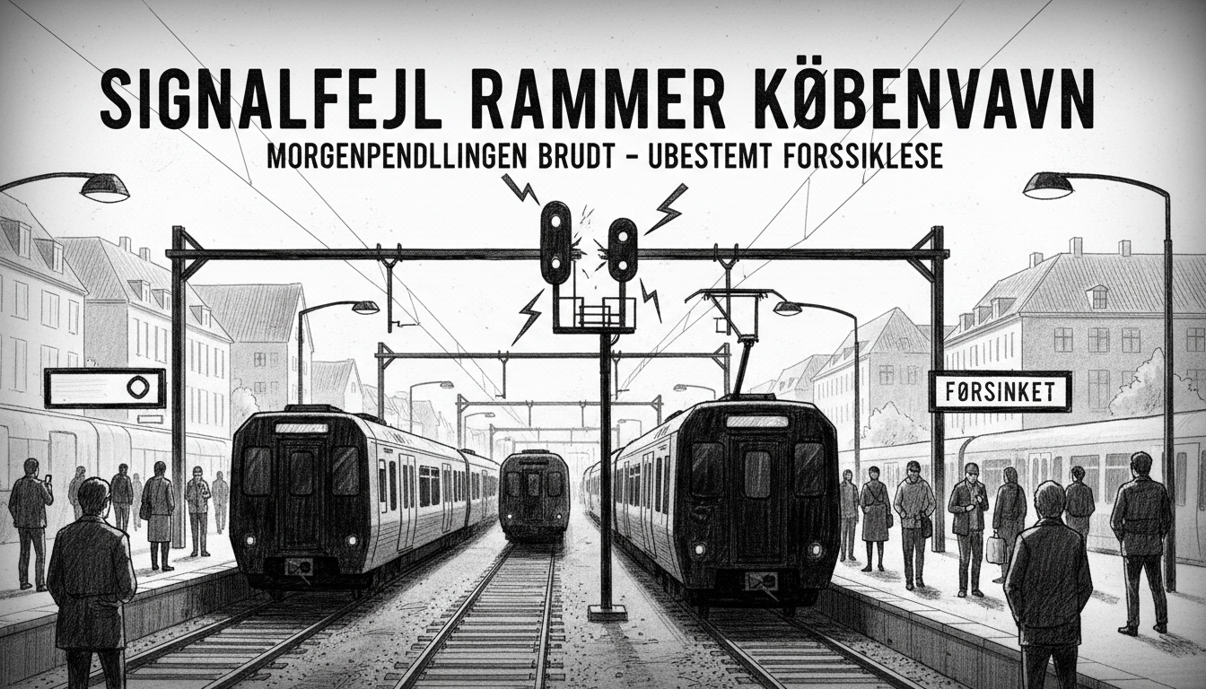 Signal Failures Disrupt Copenhagen Morning Commute