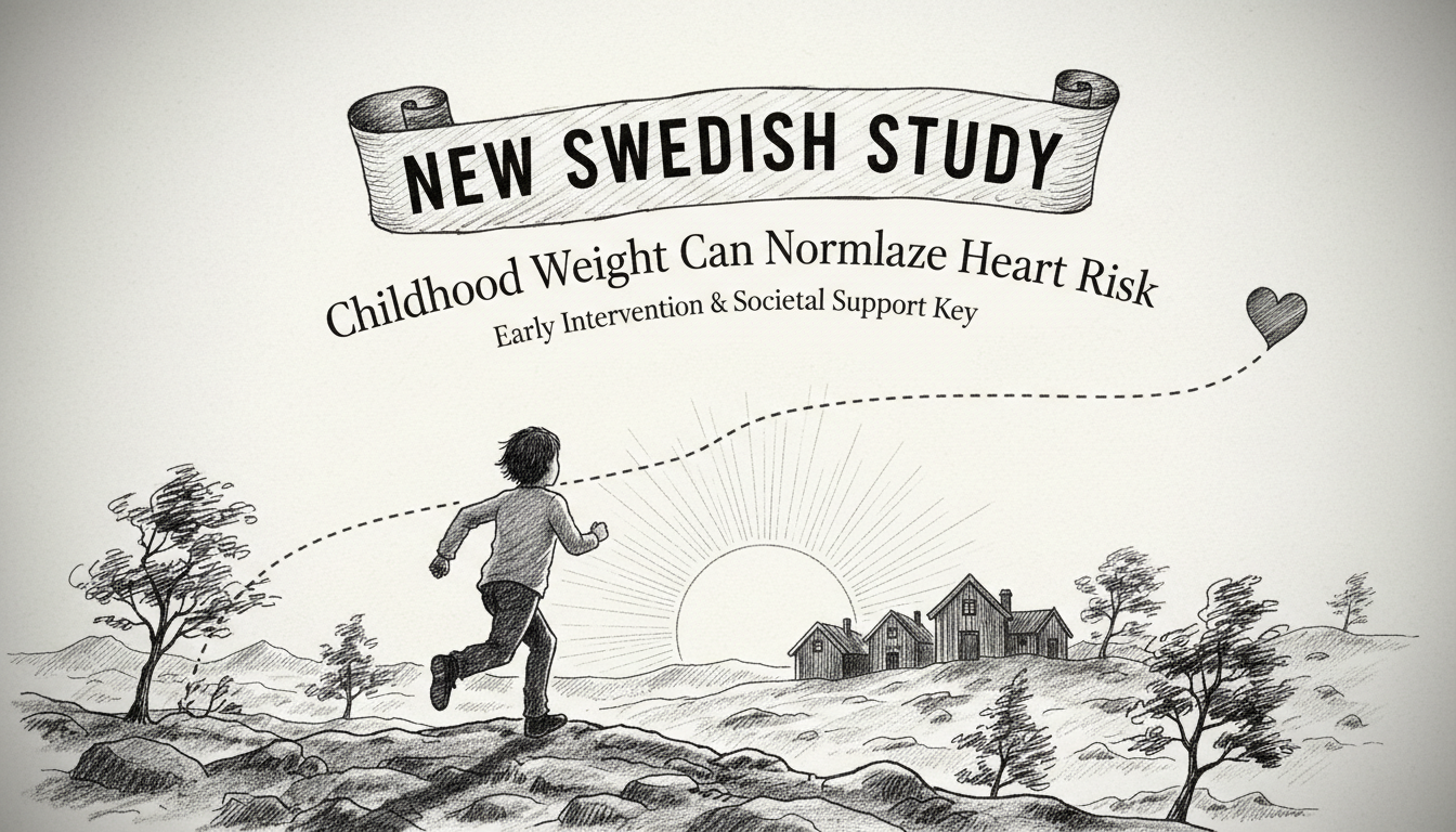 New Swedish Study Finds Childhood Weight Can Normalize Heart Risk