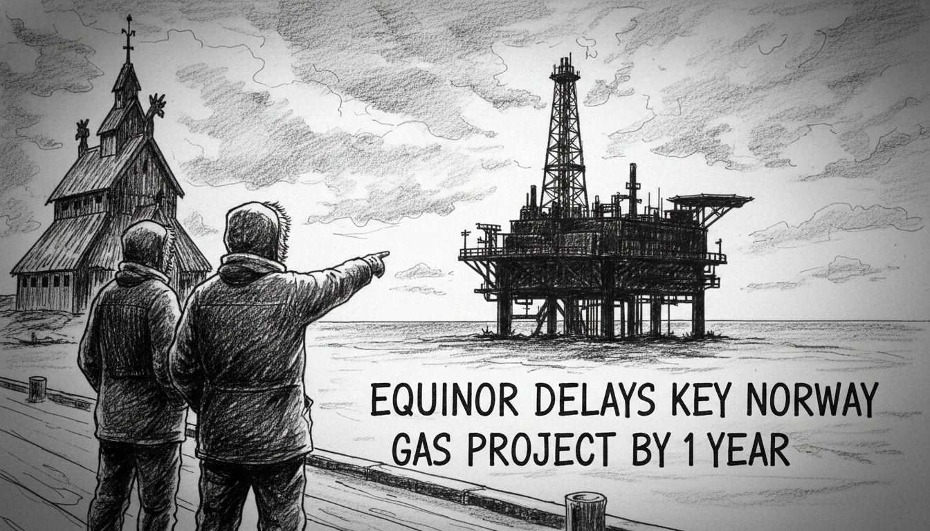 Equinor Delays Key Norway Gas Project By 1 Year