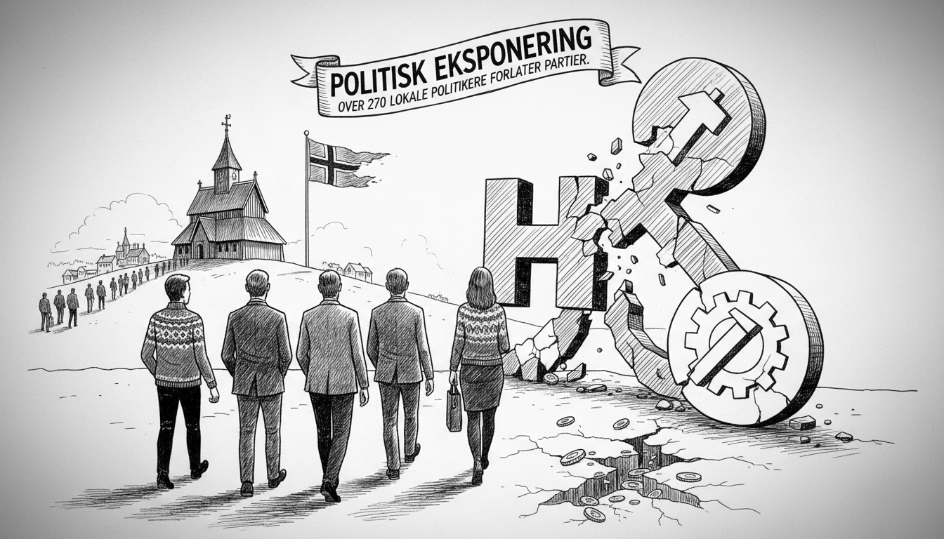 Norwegian Local Politicians Abandon Parties in Growing Numbers