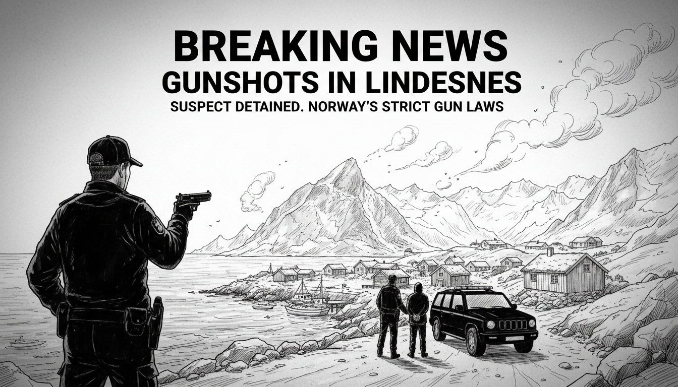 Gunshots Reported in Lindesnes Region as Police Detain Suspect