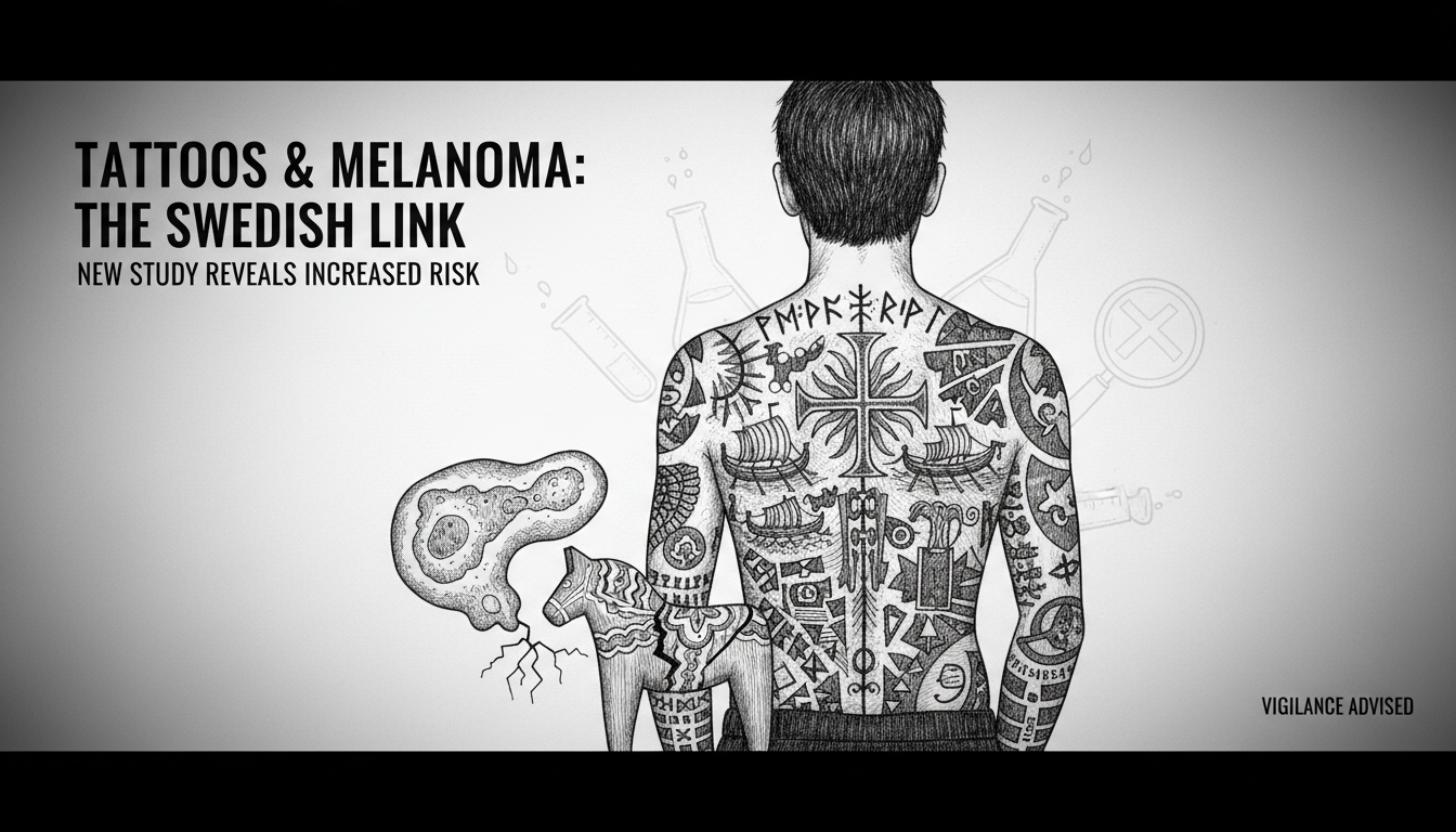 Tattoos Linked to Higher Skin Cancer Risk in Swedish Study