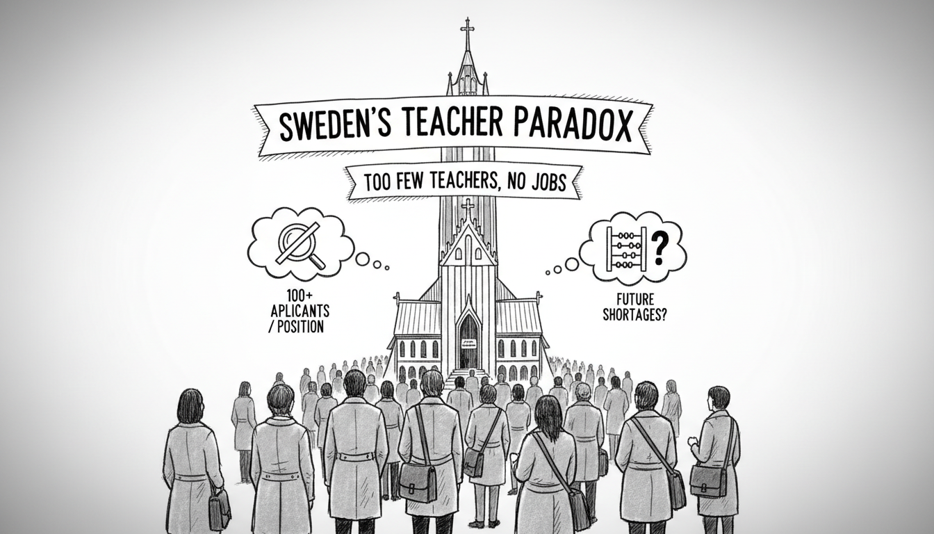 Sweden's Teacher Paradox: Too Few Teachers But No Jobs