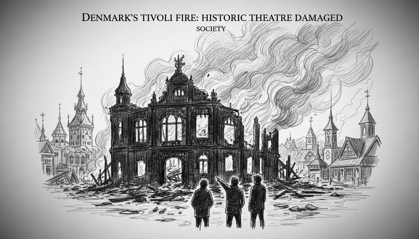 Denmark's Tivoli Fire: Historic Theatre Damaged