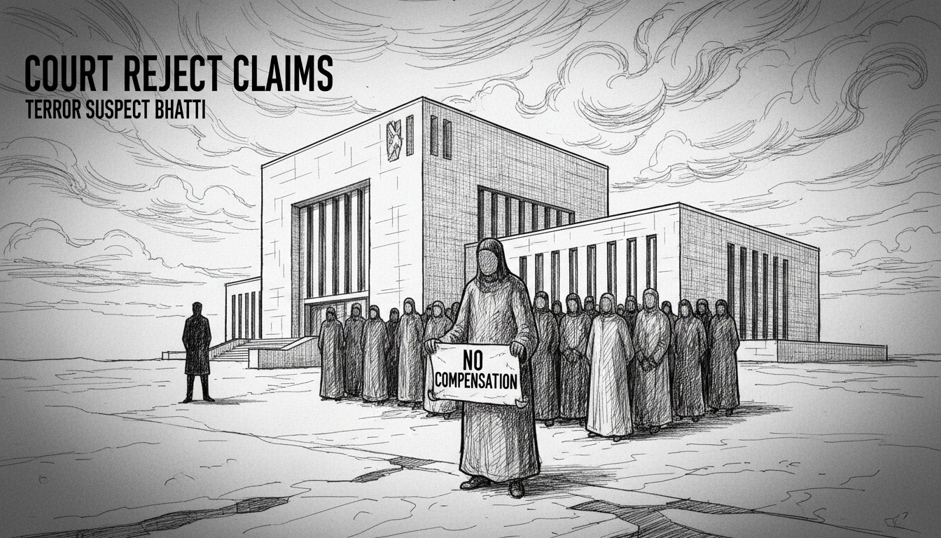 Court Rejects Compensation Claims Against Terror Suspect Bhatti
