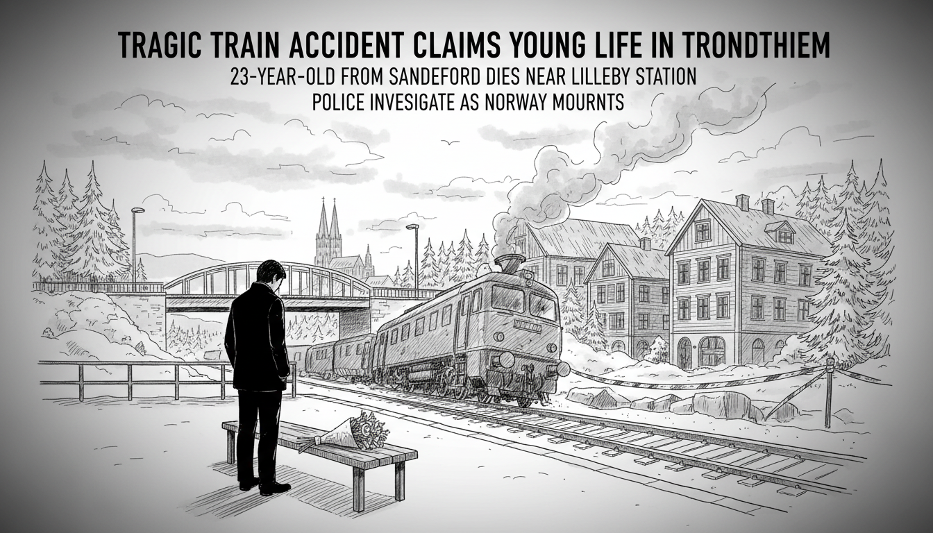 Tragic Train Accident Claims Young Life in Trondheim