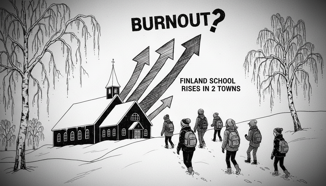 Finland School Burnout Rises in 2 Towns