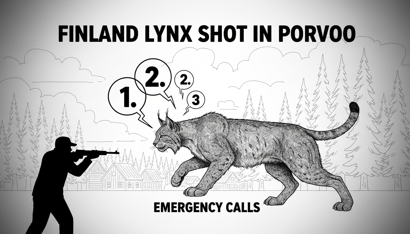 Finland Lynx Shot in Porvoo: 3 Emergency Calls