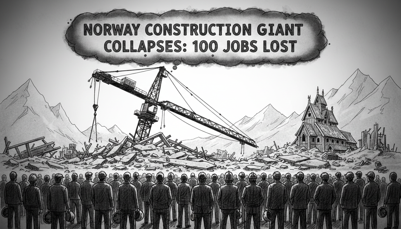 Norway Construction Giant Collapses: 100 Jobs Lost