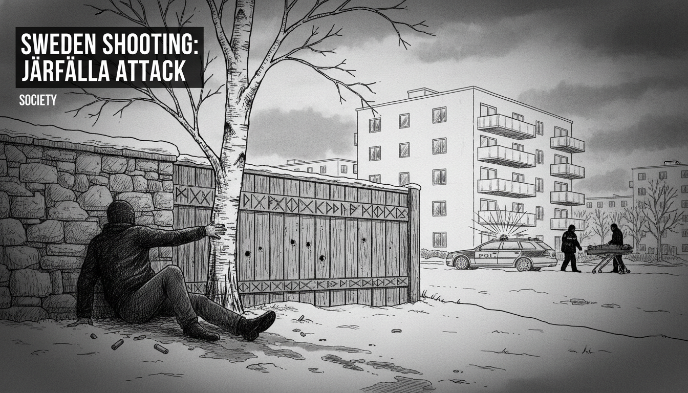Sweden Shooting: Man Wounded in Järfälla Attack